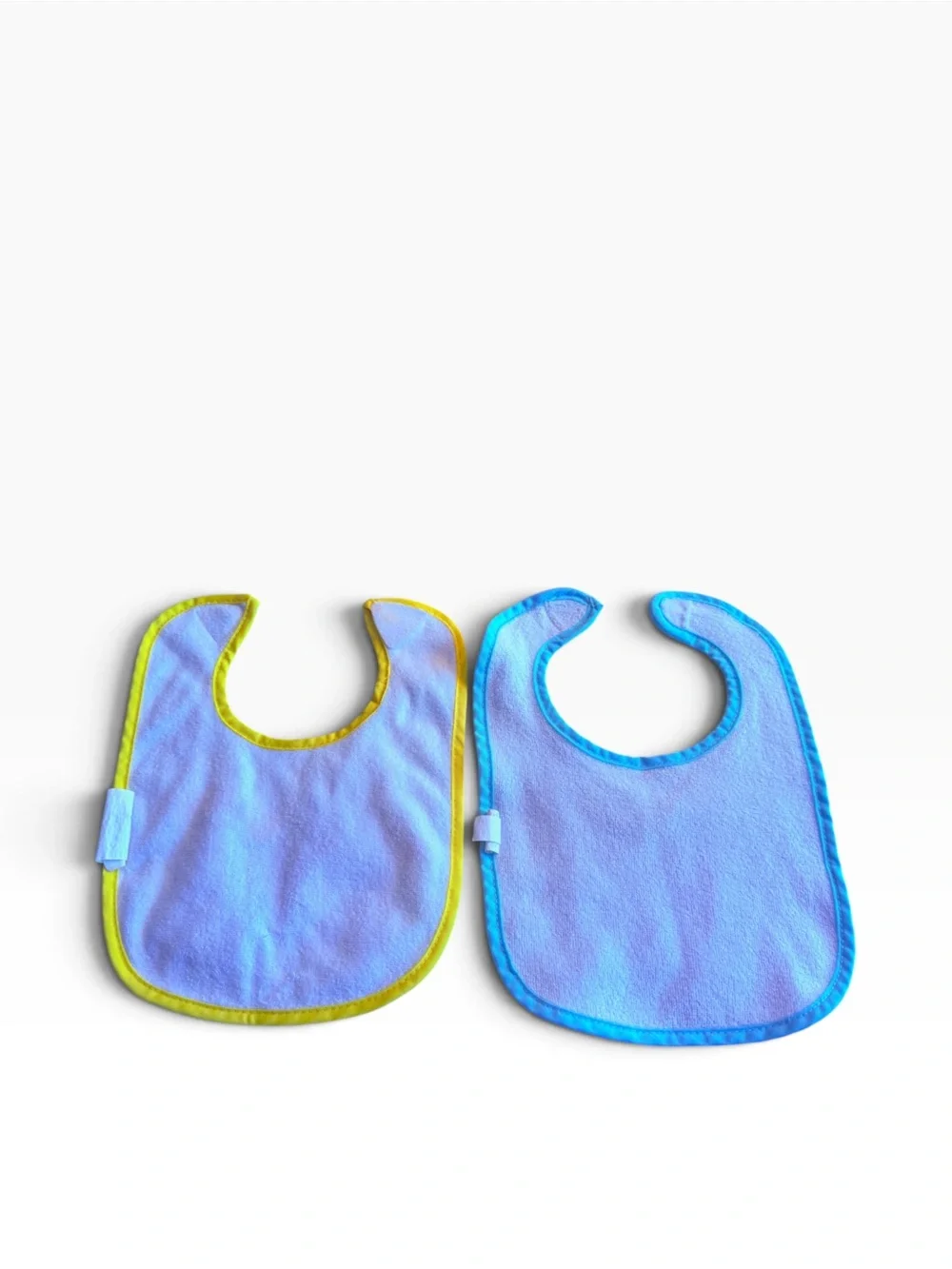 Baby Bibs Mixed Lot of 10 Mixed Blue, Orange, Tan, White